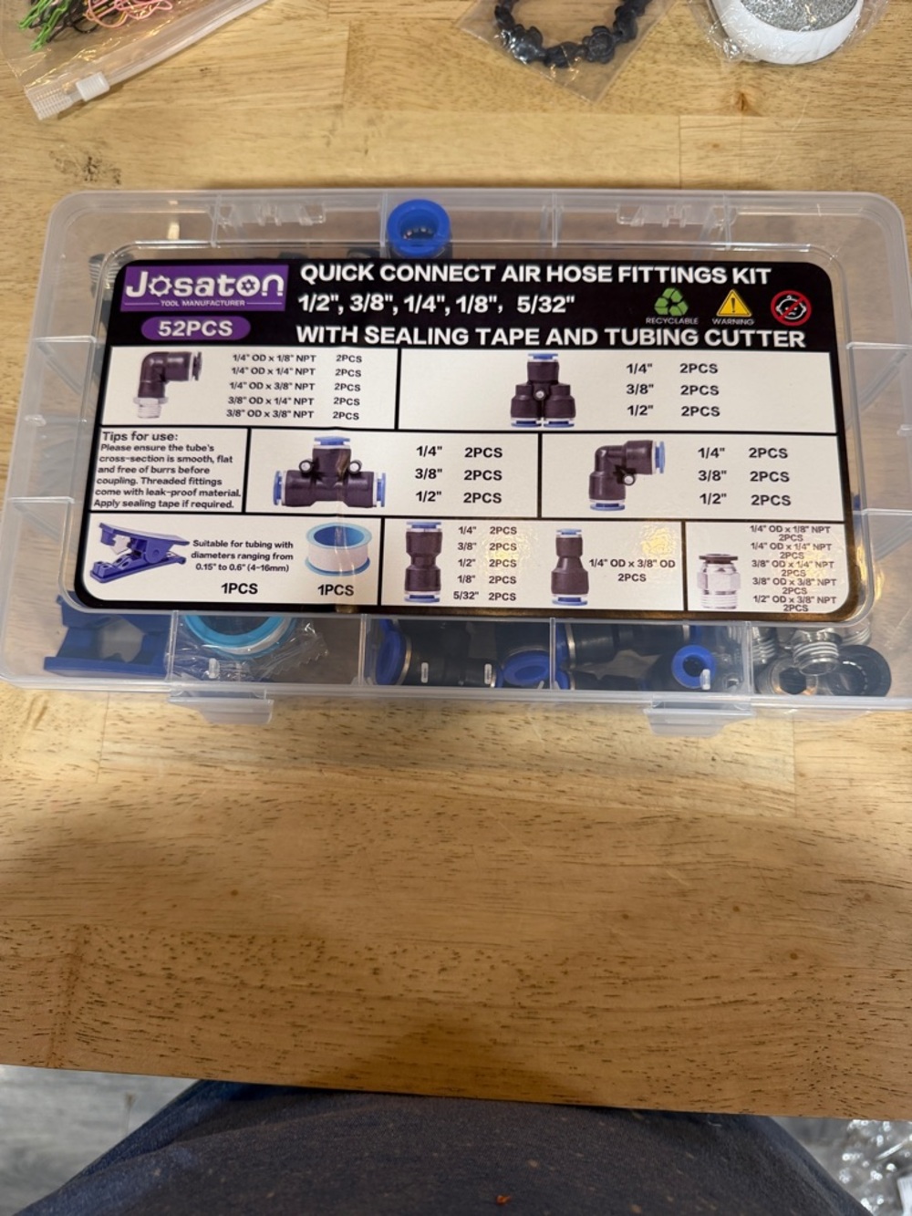 Quick connect air hose fittings